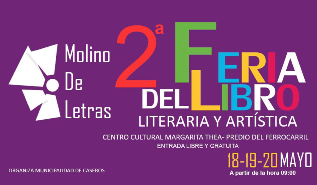 Feria del libro Molino de Letras en Caseros, Entre Ríos